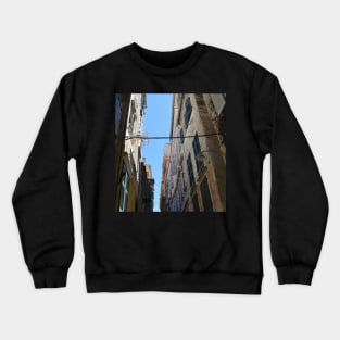 A View of Corfu Town, Greece Crewneck Sweatshirt